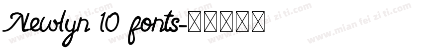 Newlyn 10 fonts字体转换